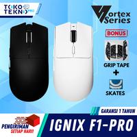 Gambar Vortexseries Vortex Ignix F1 / Ignix F1 Pro Wireless Mouse Gaming 3in1 Connection - Putih, F1 Pro dari TokoTeknoPro undefined 1 Tokopedia