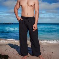Gambar RG STYLE BALI | LINEN LOOS PANTS PREMIUM | celana gombrong karet - Hitam, XXXL dari RG style bali_NEW undefined 3 Tokopedia