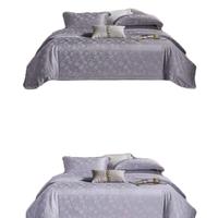 Gambar Sprei dan Badcover Set Ukuran 180x200cm Bahan Tencel Jaquart - Bedcover - morela teracota tua kombinasi muda, 180x200x40 dan badcover dari Seprei Evelyn undefined 1 Tokopedia