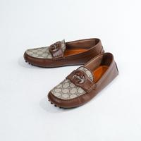 Gambar Sepatu GUCCI GG INTERLOCKING MONOGRAM BEIGE BROWN LOAFER 100% ORIGINAL - 40 dari HYPESNEAKER.IDN undefined 1 Tokopedia