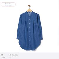 Gambar Anyostore AT68 Atasan Tunik Jeans Wanita Bahan Denim - BLACK, M dari anyostore_NEW undefined 2 Tokopedia