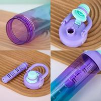 Gambar Botol Minum Gradasi Infused Handle 1000ml / Botol Infuse Water Gradasi Transparant 1 Liter - Ungu dari RvColection24 undefined 5 Tokopedia