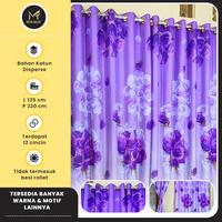 Gambar Gorden Horden Pintu Dan Tirai Jendela Sekat Ruangan Perabot Serba Ungu Lilac Restok Kain Katun Halus Dapat Tali Perekat NO BESI ROLLET Smokring Gold 12 Lubang Hordeng Minimalis Korden Murah - GREEN PARADISE, 1PC dari Mitra Galeri Solo undefined 1 Tokopedia