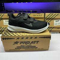 Gambar Sepatu Sekolah Anak Laki Laki dan Perempuan PRO_att PA Warna Hitam Putih  Fashion - HITAM PUTIH PA V, 30 ( STOCK HABIS ) dari AND36 undefined 3 Tokopedia