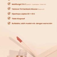 Gambar LUMECOLORS LIPMOUSSE LIPSTIK MULTIFUNGSI LIPSTIK, EYESHADOW, BLUSH ON - PEACH ME dari lumecolors_yogyakarta undefined 3 Tokopedia