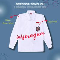 Gambar Seragam Sekolah Baju Merah Putih SD Lengan Panjang Bahan Katun Oxford Anak Laki Laki Perempuan Bordir - SD Pjg, 7 dari Ini Seragam undefined 2 Tokopedia