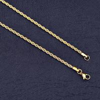 Gambar Kalung Pria Wanita Rantai Tambang Titanium  Stainless Classic KKEEK Warna Kuning Emas dari GAWUNG CLASSIC undefined 3 Tokopedia