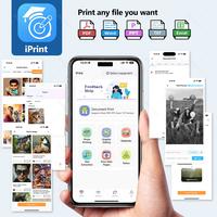 Gambar 2025 A4 Portable Mini Thermal Wireless Printer for Travel Work Home Inkless US-letter Mobile Printers Support Android iOS dari kunti rasa randa undefined 3 Tokopedia
