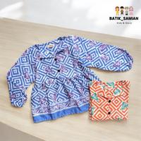 Gambar ATASAN BATIK ANAK PEREMPUAN LENGAN PANJANG AZIZAH HIJAB BAHAN KATUN PREMIUM ADEM NYAMAN DI PAKE - BLUS KUNING, M dari batik samian undefined 1 Tokopedia