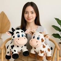 Gambar Boneka Sapi Gemoy Berdiri dan Duduk Coklat & Hitam L SNI Dolls Toys Bahan Yelvo Premium Halus dan Lembut Isian Full Dakron Tidak Mudah Kempes Mudah Dicuci Toys - Hitam M dari serba groosir undefined 4 Tokopedia