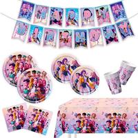 Gambar Kpop Demon Hunter Party Accessorie Huntrix Ballons Cups Plates Cake Topper Gifts Bags K Pop Demon Hunters Birthday Baby Shower dari Andalan Karya Official undefined 4 Tokopedia