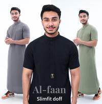 Gambar Jubah Pendek Slimfit Gamis Jubah Pria Muslim jubah alfaan gamis pria Alzan busana muslim pria Polyester Panjang Dewasa Katun hitam robes - HITAM, XL dari Alfaan.stylemuslim771 undefined 1 Tokopedia