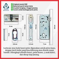 Gambar Bodi Pelor SSK Konci Pintu Dorong Roller Kunci Pintu 2 Bodi Konci Pintu Panel Set Lengkap dari Mandiri Batutulis undefined 2 Tokopedia