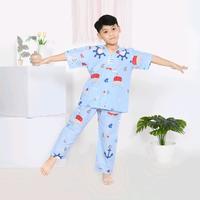 Gambar King Azlan Piyama Anak Unisex Motif Sailor Explorer - Sailor explorer, XS dari KingAzlan02 undefined 4 Tokopedia