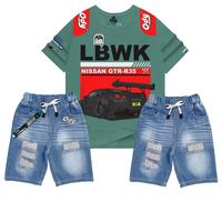 Gambar Setelan Anak Laki-Laki Distro 2 Celana 1 Baju Model Kekinian Jeans Sobek Usia 3-12 Tahun - Fashion - PUTIH ( MUSTANG )+BIOBLITCH OKS + BIOWASH OSSP, M ( 3-4 Thn / 11-15 Kg ) dari ALLO . undefined 4 Tokopedia