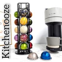 Gambar VERTUO NESPRESSO Capsule Rack Holder Storage | 360 Rotating Capsule Tower I Rak Kapsul Nespresso dari kitchenooze undefined 3 Tokopedia