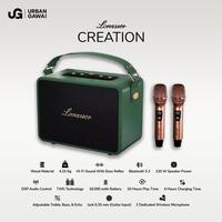 Gambar Lonzuer Creation by E&P - 130 Watt Speaker Power With DSP Audio Control and 2 Premium Wireless Microphone - Green dari Urban Gawai undefined 1 Tokopedia
