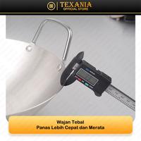 Gambar [EXCLUSIVE KING KEVIN DAPAT 3 WAJAN] Texania Wajan Kuali Stainless Tebal Anti Lengket Mudah Dibersihkan Tahan Lama - Wajan Resto - Wajan Hotel - 3 Ukuran 22cm 24cm 28cm Kitchenware dari Texania house ware store undefined 5 Tokopedia