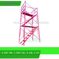 Gambar DUA SET SCAFFOLDING SATU SET LADDERFRAME DUA TANGGA DUA CATWALK SCAFOLDING STEGER ESTEGER KAPOLDING dari Pusat Steger Scaffolding undefined 1 Tokopedia