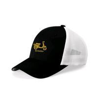 Gambar Topi TRUCKER Jaring Distro Logo Sepeda GOLD Original branded impor premium pria wanita kasual termurah Hat pe cinta baseball - Hitam dari youandme.id Shop undefined 3 Tokopedia