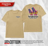 Gambar Nusantara Merch - Kaos Distro Keren Dewasa Unisex Pria Wanita Bahan Cotton Combed 24s | Tongkonan Sulawesi Selatan - NAVY, XL dari Konveksi Omdut undefined 5 Tokopedia