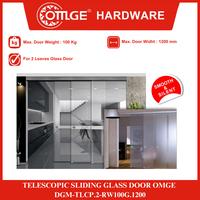 Gambar RW100 Telescopic sliding For Glass Door OMGE DGM-TLCP.2-RW100G.1200 dari OmgeHardware undefined 1 Tokopedia