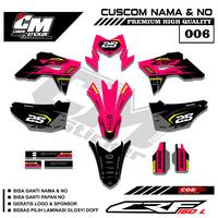 Gambar Decal Sticker CRF 150 L-Full Body-Super Glosy Premium CM-06 Motorcycle s2m  decal decal  crf decal  crf - 1 dari Cempe Sticker undefined 5 Tokopedia