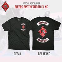 Gambar Tshirt kaos baju Bikers Brotherhood bb mc supprod indonesia Cutton up 24s Adem - Black, XS dari Nunu jersey store undefined 2 Tokopedia