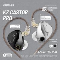 Gambar KZ CASTOR PRO Dual DD In Ear Metal Earphone - BASS BOOST dari Voltix.co undefined 1 Tokopedia