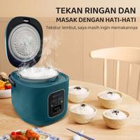 Gambar MAIMEITE Magic Com Mini Portable Rice Cooker 1.3L Edisi Perjalanan Edisi Pelajar 300W Rice Cooker Cocok untuk 2-3 Orang - Green dari MAIMEITE Vacuum Cleaner undefined 4 Tokopedia