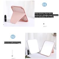 Gambar Cermin Lipat Persegi Portable / Kaca Lipat / Kaca Rias Make Up - putih dari CosyWave.id undefined 2 Tokopedia
