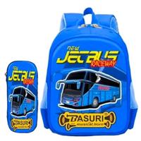 Gambar PREMIUM NF Bus - Ransel anak tas sekolah tas punggung backpack fashion lokal new jetbus raceway basuri - Hitam dari Leaf and Loar undefined 3 Tokopedia