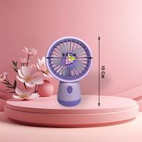 Gambar Kipas Angin Mini Portable Handheld Fan Lucu Viral 3-Speed Wind USB Charge - Kuning dari codytools undefined 2 Tokopedia