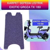Gambar Karpet Alas kaki Sepeda Motor Listrik Exotic Groza TX180 Serabut Bihun - Hitam dari BP Olshop undefined 3 Tokopedia