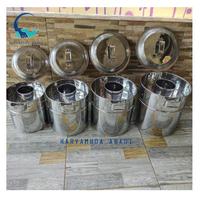 Gambar DANGDANG BAKSO MALANG / Dalung Bakso Bahan stainless Kitchenware - DANGDANG BAKSO SARANG BULAT + KAYU, 24 cm dari Karyamuda.abadi undefined 1 Tokopedia