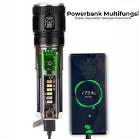 Gambar Senter Multiungsi Senter Zoom Laser Lampu LED Emergency SOS Sinar UV Tenaga Surya Power Bank HP MITSUYAMA MS-1237 | Senter Genggam | Senter Tangan | Senter Zoom | Senter Power Bank | Senter Cas Tahan 24 Jam Baterai Charger Solar Ungu Violet Putih Usb - MITSUYAMA MS-1237 dari Pilar Store_NEW undefined 4 Tokopedia