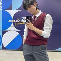 Gambar Sweater knit vest Atasan rajut premium Fest unisex tebal Rompi korean style Fashion top tanpa lengan - Merah , L  dari gamillatoko undefined 4 Tokopedia