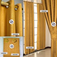 Gambar Gorden Jendela Pintu Kamar Polos L 135 x T 220 cm Kain Katun Embos Free Tali Hordeng Curtain Panjang Gordyn gorden 6 gelombang Smokring Minimalis Tirai PAKET HEMAT rumah promo - Pink Fanta, L 135 x T 220  dari HITATEX undefined 2 Tokopedia