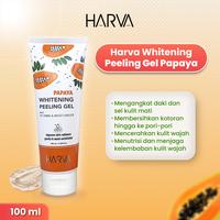Gambar HARVA Peeling Gel (Papaya) 100 ML | Perawatan Mencerahkan Perontok Daki Kotoran Pencerah Wajah Muka Berminyak pembersih ketiak dengan gel lembut Membantu mengontrol pori pori wajah dan badan Facial Hitam dari Beauty Talk Cosmetic undefined 4 Tokopedia