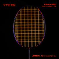 Gambar 【ATTACK POWER】P.R IND Raket Badminton KRANTED-S | 100% Carbon Fiber Original | Free Grip & Tas (Purui/PR) - 4U BLACK PURPLE, NO SET dari PR Sports Indonesia undefined 2 Tokopedia