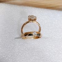Gambar sepasang cincin pernikahan cantik, silver 99.9 berat 6-7 gr free kotak, free grafir nama garansi 1xrevarasi dari Arrazaq gold & Jewwelery undefined 2 Tokopedia