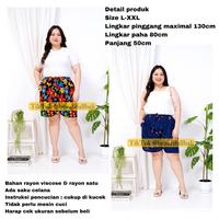 Gambar PAKET HEMAT 100 DAPAT 4 CELANA JUMBO BB 80KG - 100KG Rayon Pendek Wanita Dewasa - RANDOM 4pcs JUMBO dari BEAUTIFULL BALI undefined 2 Tokopedia