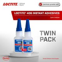 Gambar Henkel Loctite 406 T Adhesive Lem Super - 20 Gr (Twin Pack) dari Satu Keluarga Indo undefined 3 Tokopedia