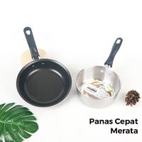 Gambar RD-Maspion New Prisma Set A FP 18 + SP 14 cm Alat Masak Aluminium Kitchenware Dapur Frypan Panci Teflon - ANTI LENGKET, ABU ABU dari Ratu dapur_NEW undefined 1 Tokopedia