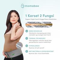 Gambar Momabae - Corset 2 In 1  BAMBOU | Bamboo | Sabuk Hamil | Korset Hamil | Korset Melahirkan | Korset Cesar - LIGHT GREY, S - M dari MOMABAE undefined 3 Tokopedia