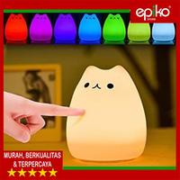 Gambar Lampu Tidur LED 7 Warna Model Kucing Lucu dari @EPIKO STORE undefined 1 Tokopedia