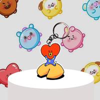 Gambar Gantungan Kunci Gantungan HP BT21 Tata Cute - Ganci Akrilik - Keychain - Tata 1, Gantungan Kunci dari SLV STUFF undefined 5 Tokopedia