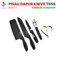 Gambar Pisau Dapur 5in1 KNife Stainless Buck I - Pisau Sedang dari GROSIR ALATTULIS ANYARRRRRRR undefined 2 Tokopedia