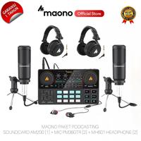 Gambar MAONO AM200 Paket Lengkap All In One Microphone Mixer Kit Soundcard Audio dengan Mic Condensor untuk Live Streaming Podcast 2 Orang PC Komputer Laptop Handphone Mikrofon dari Maono jakarta undefined 1 Tokopedia