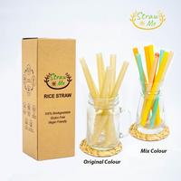 Gambar PREMIUM Straw Me Rice Straw / Sedotan Beras - Unwrap in Box Size S (Small) - Original dari Surya Trade Panel undefined 4 Tokopedia